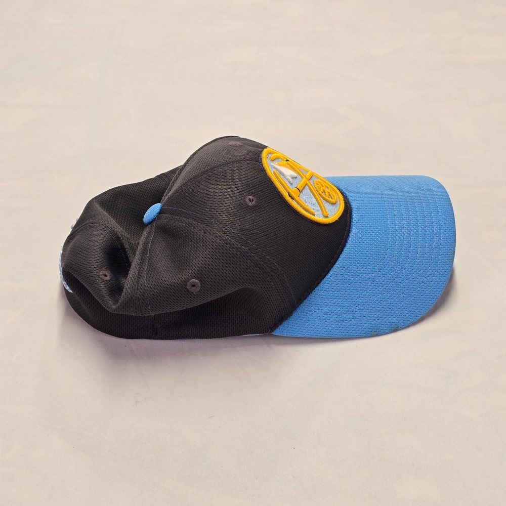 Denver Nuggets NBA Zephyr Baseball Cap Black Blue Hat - Picture 2 of 6